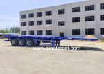 40ft Flat Bed Semi Trailers 3 Axles Flatbeds For Semi Trucks