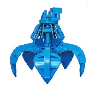 China High Durability Orange Peel Grab Hydraulic Four Or Five Claws Excavator Grapple Attachment factory