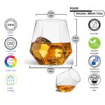 Shatterproof Acrylic Plastic Whiskey Glasses Cocktails Tritan Stemless Wine