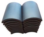 Hard Big Ferrite Electric Y33 Grade R35.5xr28.2x61x80mm Magnet 190W Motors