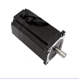China 24VDC Stepper Motor With Brake Nema 34 For Cnc Router Axis 5mm Shaft 5.2Nm factory