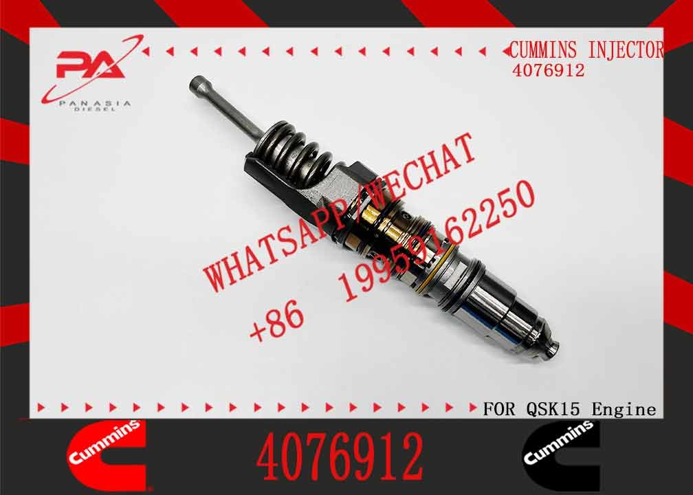 Fuel Injector Assembly 4076912 For Cummins Engine QSKX15 Series Matching Diesel