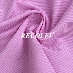 China 200gsm Eco Ribbed Activewear Knit Fabric Sustainable Athletic Wear Sport Bra factory