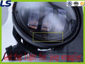 China for Jeep Wrangler Jk Aluminum Die Cast Housing 30W 12V DOT LED Fog Light factory