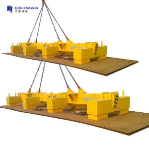 China Circular Electromagnet Plate Lifting Clamp , CE Mining 110v Horizontal Lifting Clamp 10ton factory