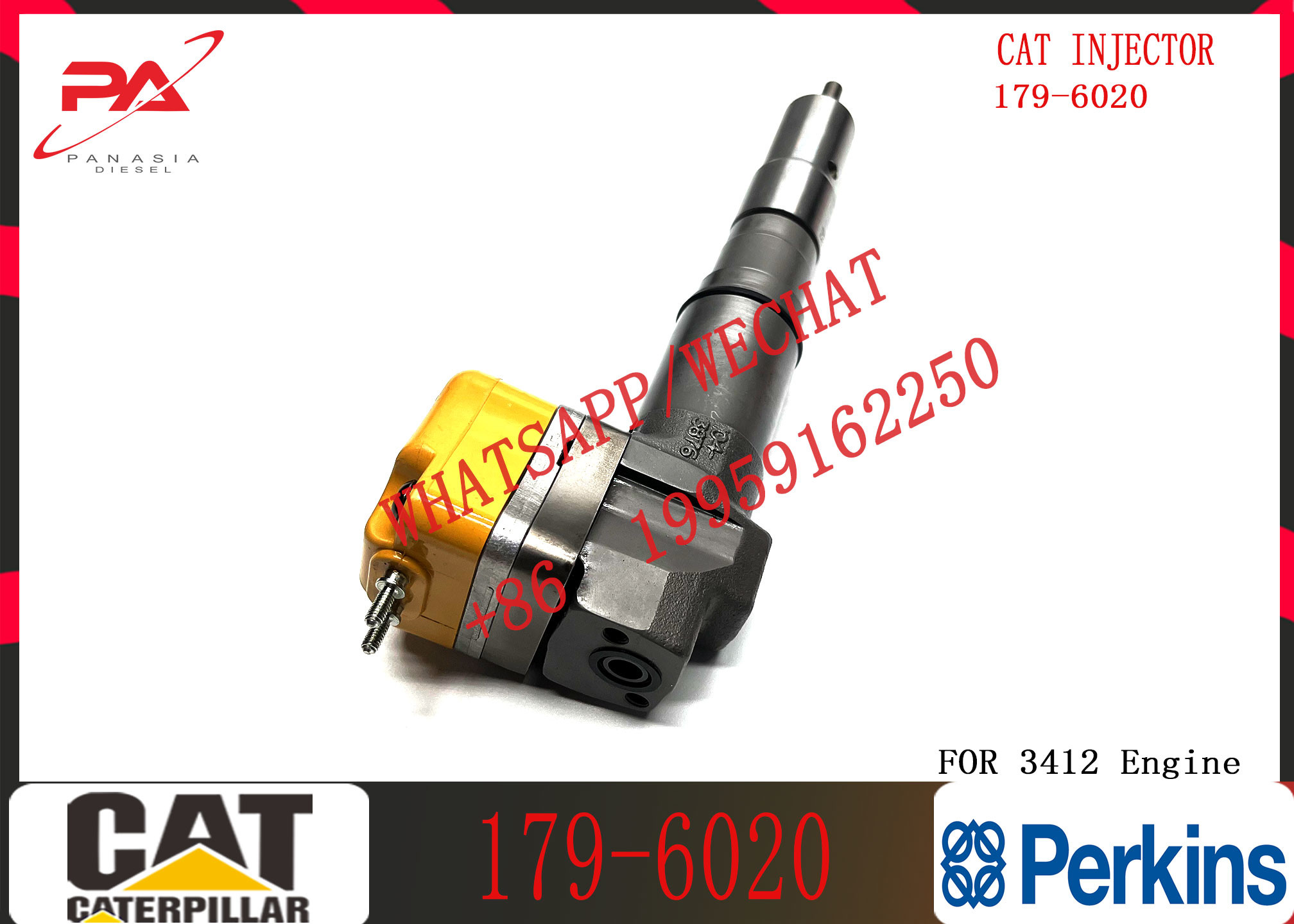 Common rail injector fuel injecto 179-6020 20R-4148 232-1171 232-1183 4CR01974 169-7408