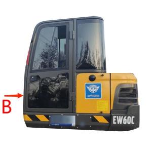 China VOLVO Excavator Windscreen Replacement ISO Tempered Glass Window Front Down Position B factory