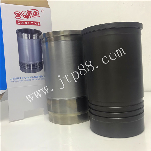 Black Color Engine Cylinder Liner For Truck Car Parts OEM 6137-21-2210
