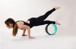 TPE & ABS Fitness Yoga Wheel for Balance Training. fitness.gym yoga wheel
