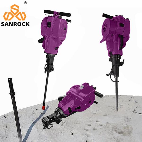 Hand Held Gasoline Rock Drill Machine Hydraulic Jack Hammer Small Rock Drilling
