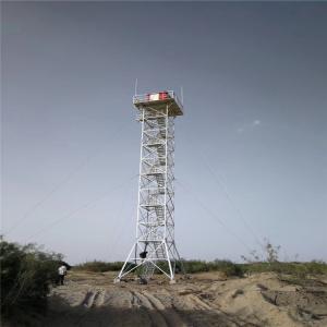 China Bolts Connection Steel Plate Military Guard Tower factory