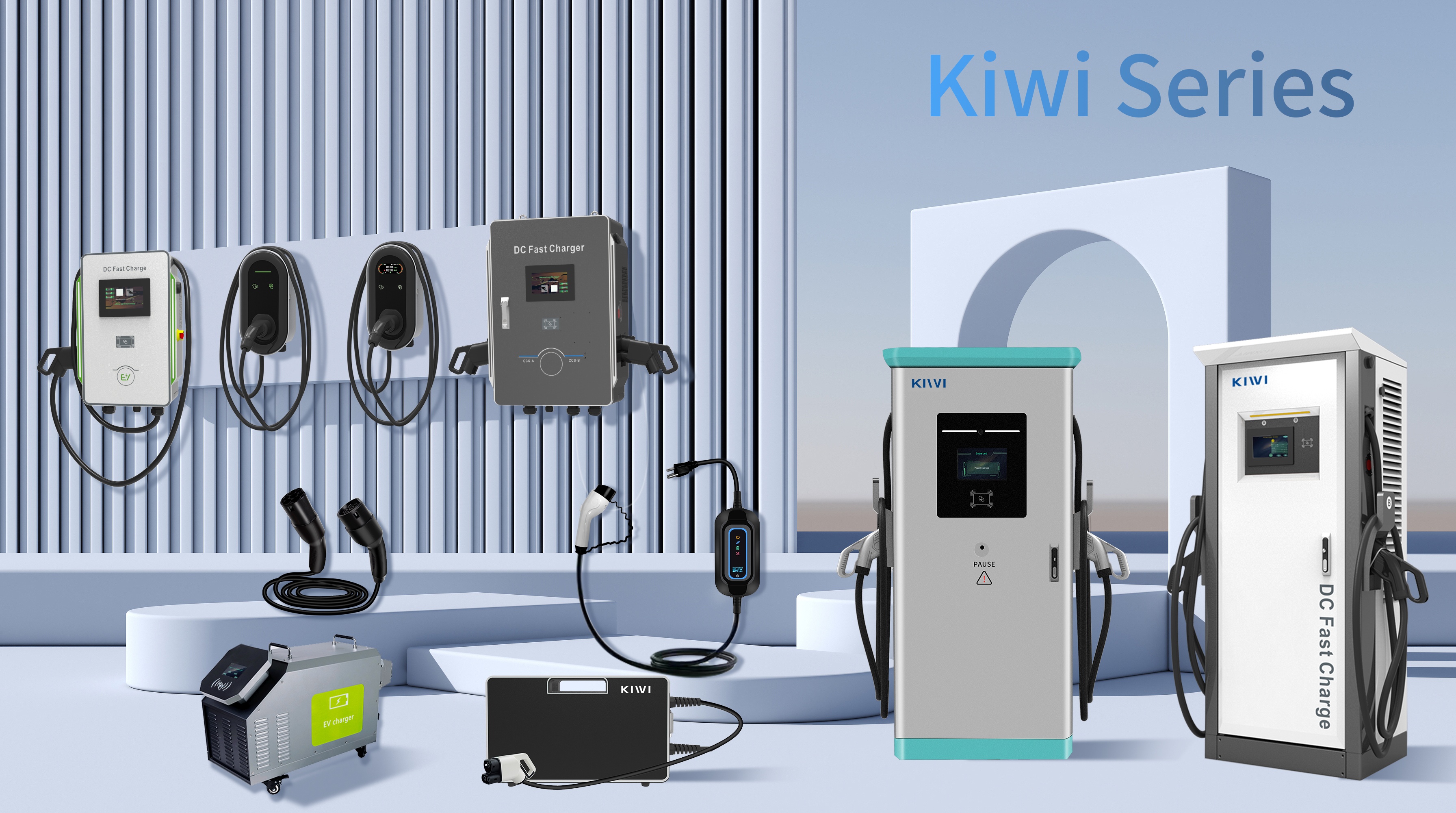 Wind Cooling Box Ev Charging Station DC 7KW 11KW 22KW 30KW 120KW Public