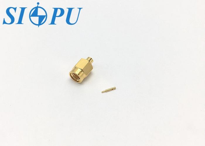 SSMA-JB2 Male RF Coaxial Connector – Compatible with 2# Semi-Rigid/Semi-Flexible Cable