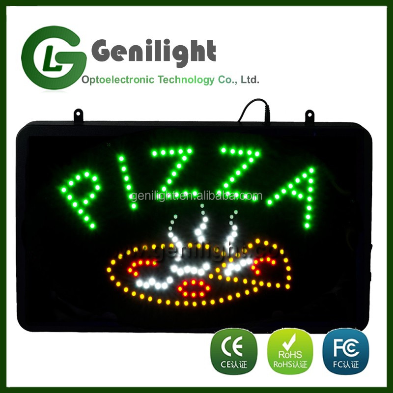 Indoor LED Open Sign Panel Size 56*33 CE/Rohs Certificate Power Supply and Hanging Chain