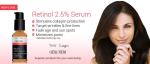 Retinol Face Serum 2.5% with Hyaluronic Acid , Aloe Vera , Vitamin E - Boost
