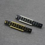 Wear Resistant Jewelry Price Tagswith Holder Black / Transparent Color