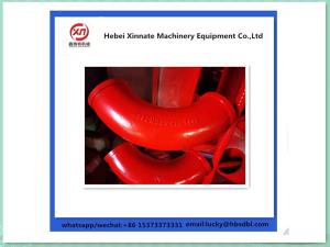 China R275x90D Cast Concrete Pump Elbow Single Wall Twin Wall 20# Concrete Pump Pipe Bend factory