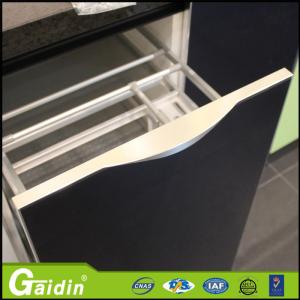 China office contemporary anodized foggy siver aluminum furniture handle factory