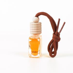 Apple Shaped 8ml Glass Bottle Rear View Mirror Air Freshener