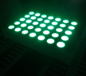 China White/Red/Blue/Green Round 5 X 7 LED Matrix Display For Advertising factory