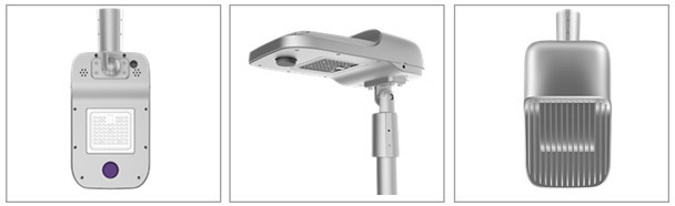 1700lm Solar LED Garden Lights 10W 60 LED Unique Design For Villa Park Resort