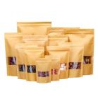 50-150microns Kraft Paper Stand Up Pouch