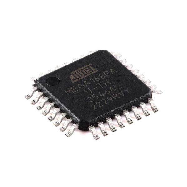 China Atmel 8 Bit MCU Microcontroller Unit 16 32KBytes Programmable Flash ATMEGA168PA-AU factory