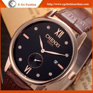 China 066A Rose Gold Roma Marks Stainless Steel Caseback Watch Quartz Movement Japan Watch OEM factory