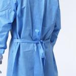 Disposable 30g 35g 45g SMS Non Woven Isolation Gown