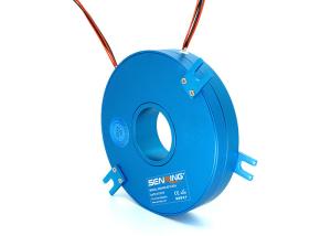 China 30mm Low Friction Pancake Power Slip Ring Design factory