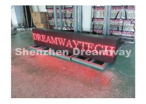 China Outdoor LED Moving Message Display P10 1R With 1600 x 320 mm For Text factory