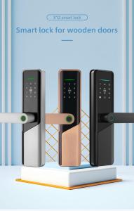 China Electric Digital Smart Volibel Aluminum Alloy Rfid Card Password Code Door Lock Without Fingerprint Tuya Ttlock App factory
