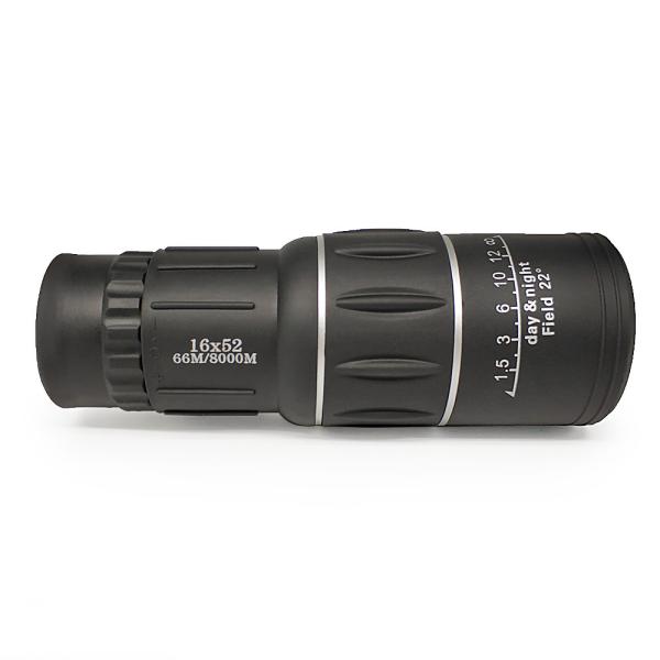 16x52 Zoom Hiking Monocular Telescope , 16x52 Monocular Dual Focus Optics Zoom