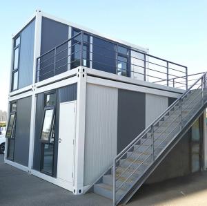 China Resort Prefab House Jamaica Prefabricated Light Steel Villas Prefab Container House Flat Pack Container factory