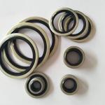 Rubber NBR Hydraulic Self Centering Bounded Seal Washer Kit Metal Screw Combine