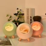 Atmosphere Touch Induction Dimming Children Table Lamp USB Charging Cartoon LED