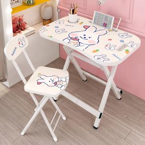 China Cartoon Foldable Study Desk And Chair Office Furniture Set 13.23lbs factory