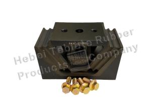China Heavy Truck Rear Engine Mount Bracket NR Rubber Material OEM Service factory