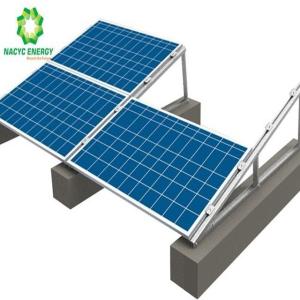 China Solar Panel Structure Flat Roof Kit Solar Roof Warehouse High Corrosion Resistance factory