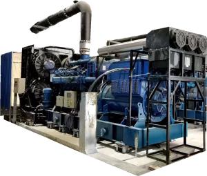China Industrial 2 Mega Silent Generator MTU Engine Power factory