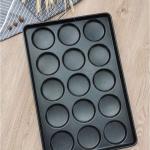 15 Cavities Baking Toast Bread Pan 4 Inch Hamburger Pan 40*60cm baking pan For