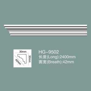China Ceiling Cornice Cornice Moulding HG-9502 factory