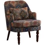 Luxury Retro Ringer Solid Wood Chair Hotel Bedroom Living Room