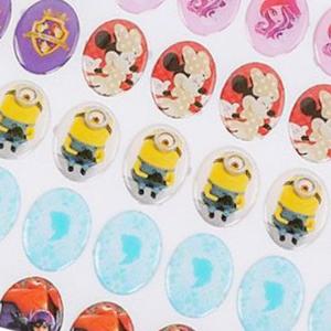 Promotion Cute Hello Kitty Stickers Custom Epoxy Resin Stickers