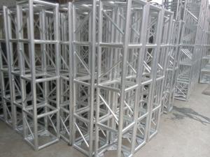 China Silver 350 X 350mm Lighting truss / Aluminum Stage Truss for trade show factory