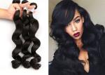Brazilian Straight Hair Weave Bundles / 100% Virgin Human Hair Extensions Non