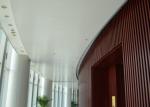 Indoor Decoration Aluminum Suspended Strip Ceiling Panel Beveled Edge Eco