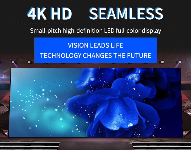 Ultra Thin P2 Indoor LED Display Screen , Conference Room Background Video Wall