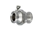AISI 316L 304 Stainless Steel Sanitary Valves Male / Female Threaded Check Valve