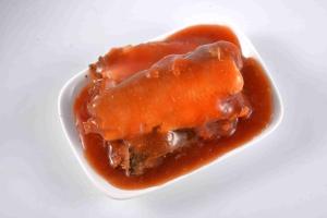 China 425g / 15oz x 24 Canned Sardine Fishes in Tomato Sauce Oval Tin factory